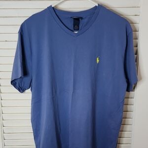 Polo Ralph Lauren Blue V-Neck Tee